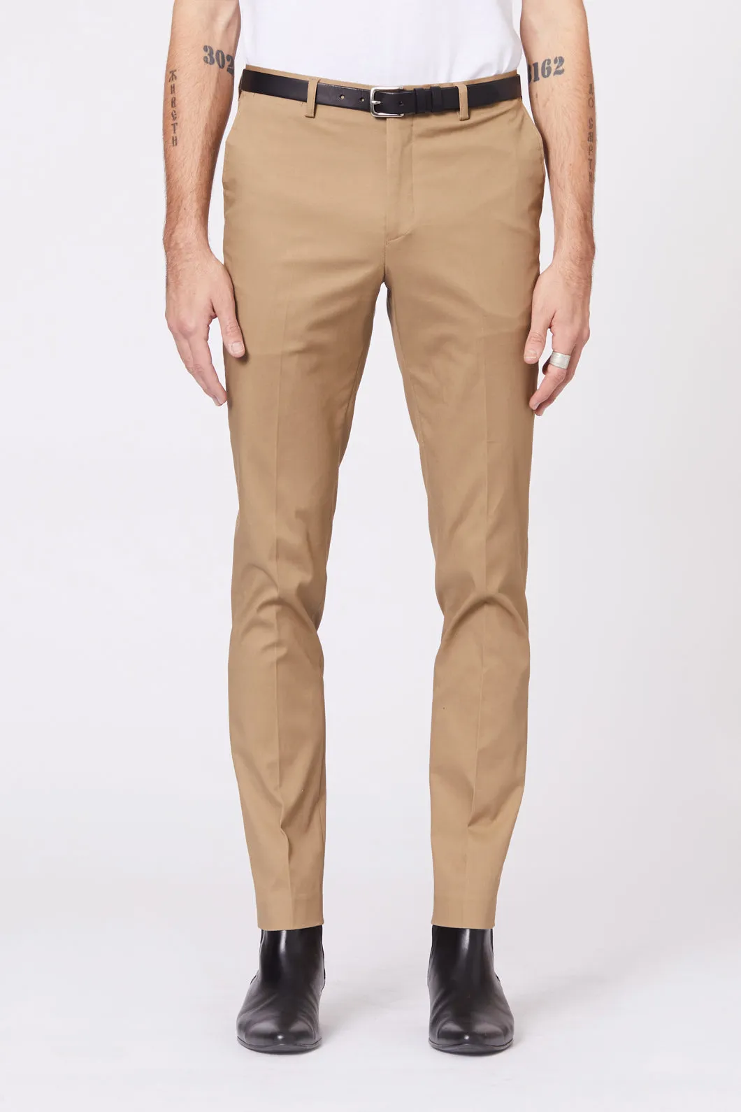 Slim Taupe Dress Chino