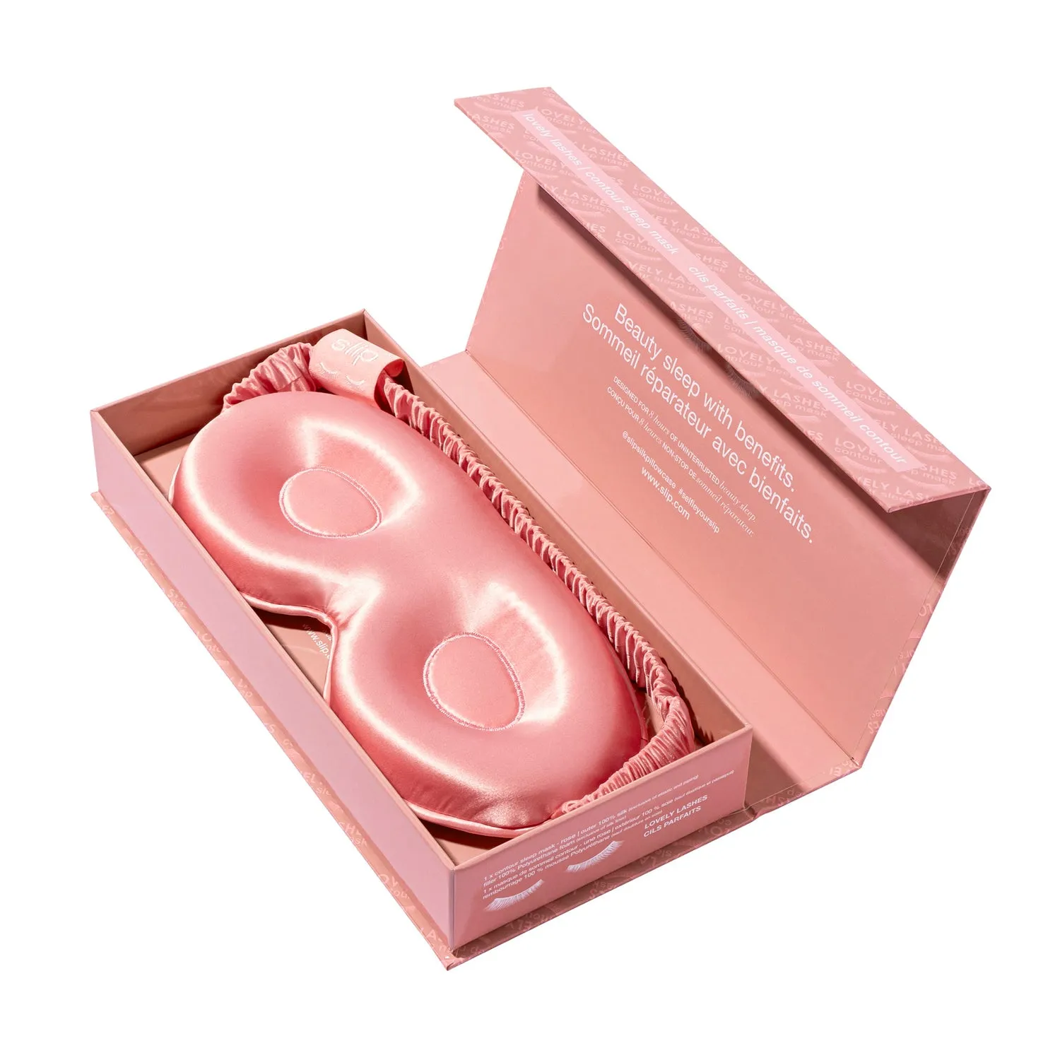 Slip silk contour sleep mask - Rose