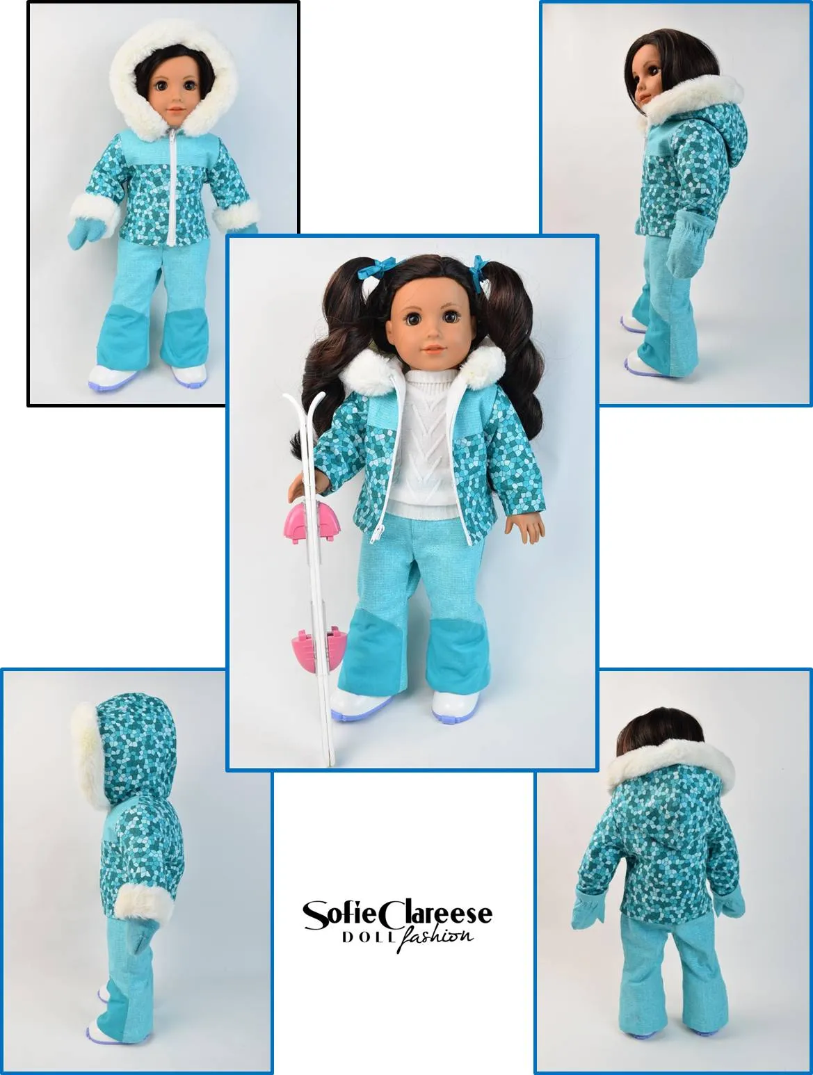 Sofie's Alpine Ski Outfit 18 Inch Doll Sewing Pattern