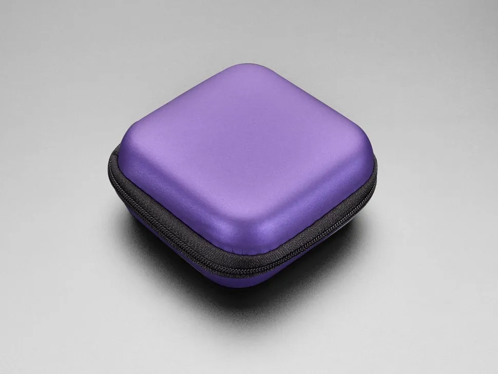 Square Maker-Friendly Zipper Case - Purple