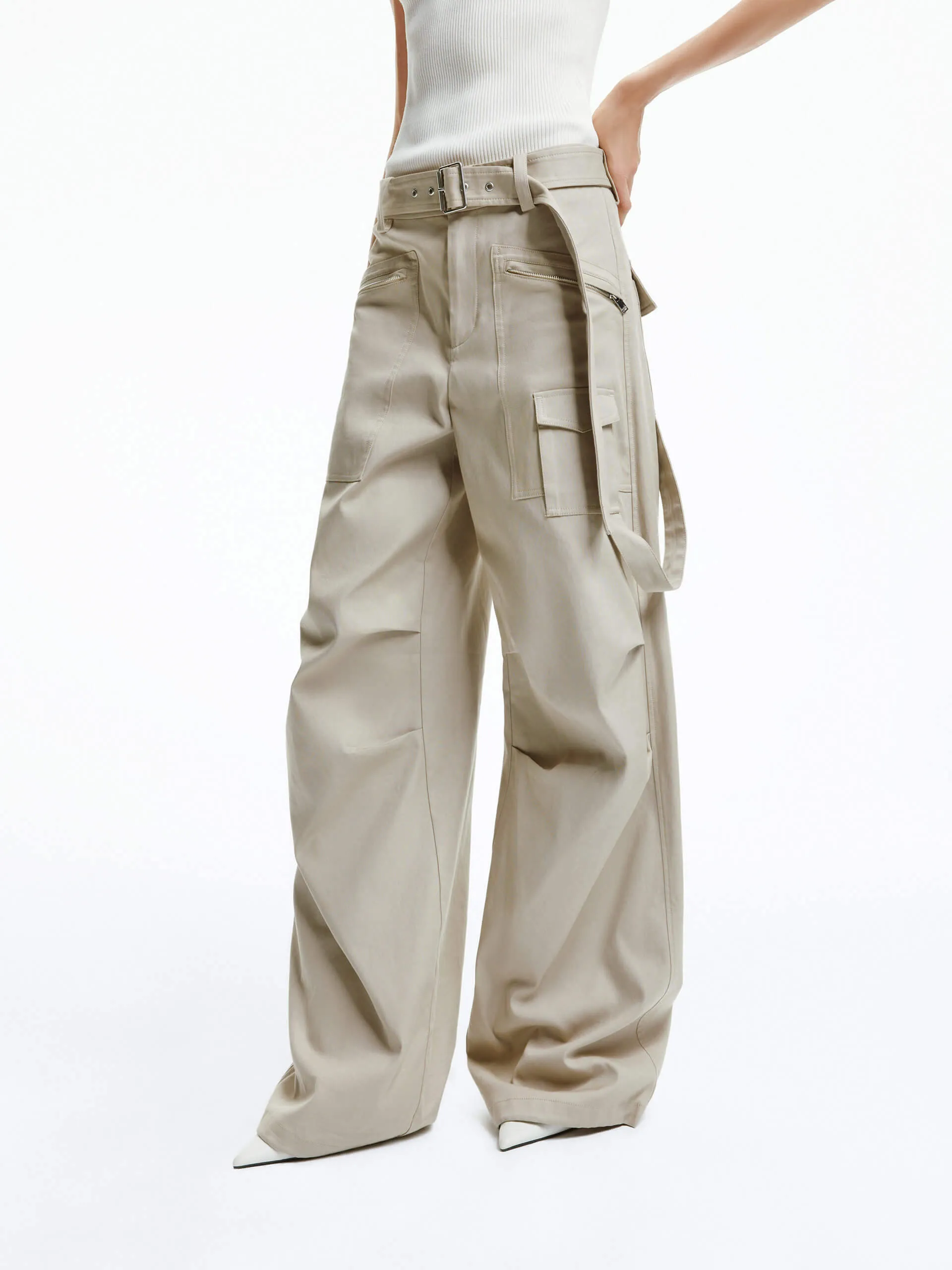 Straight Leg Cargo Pants