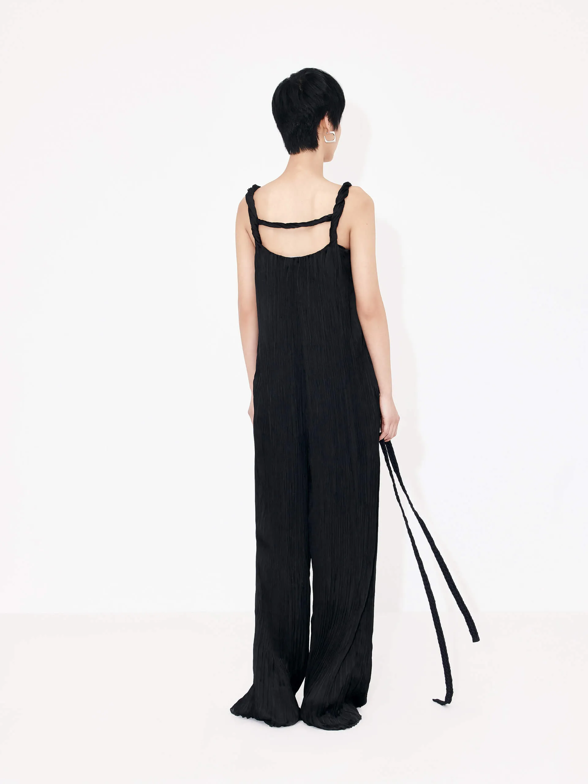 Structured Textured Jumpsuit