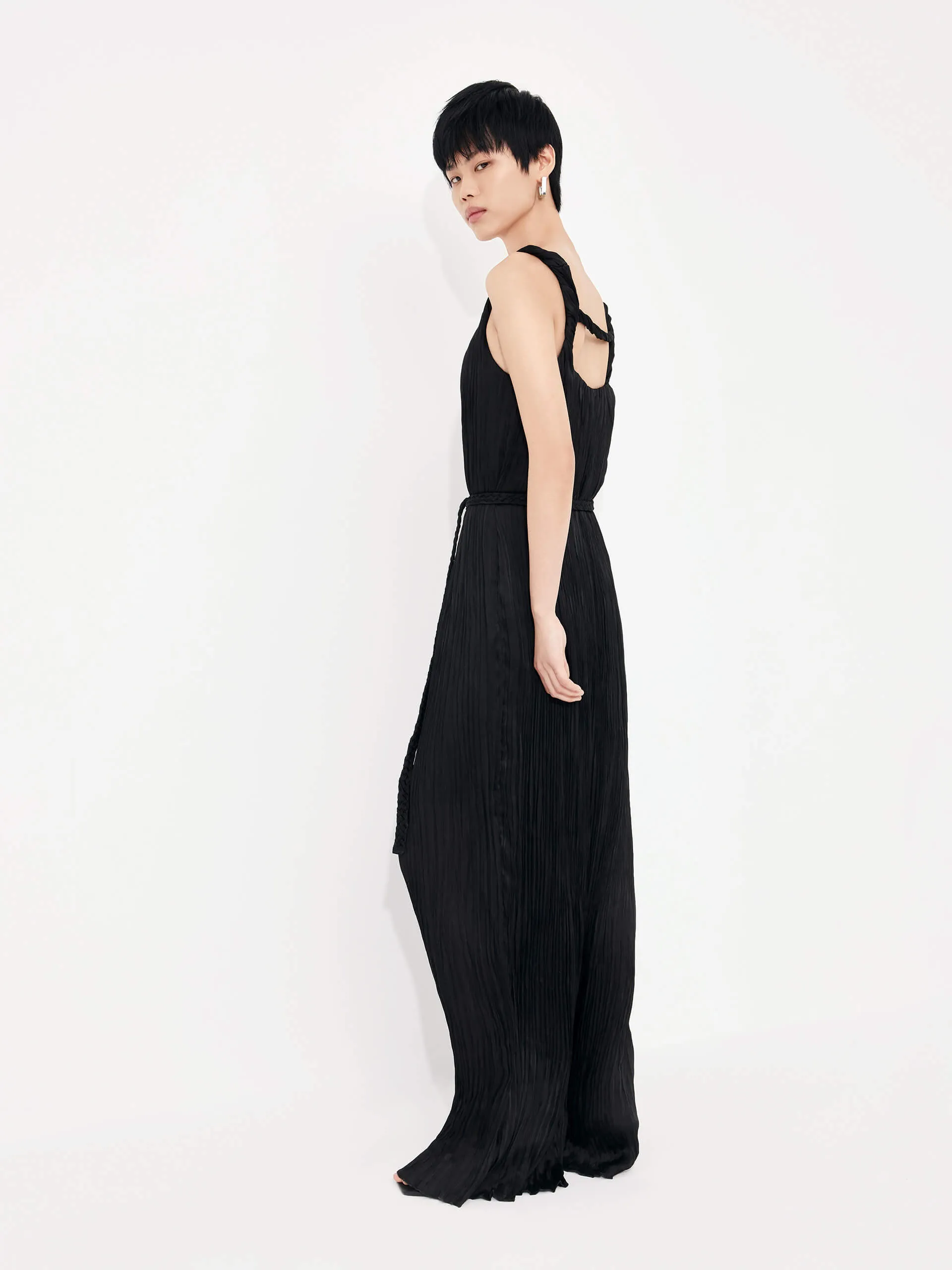 Structured Textured Jumpsuit