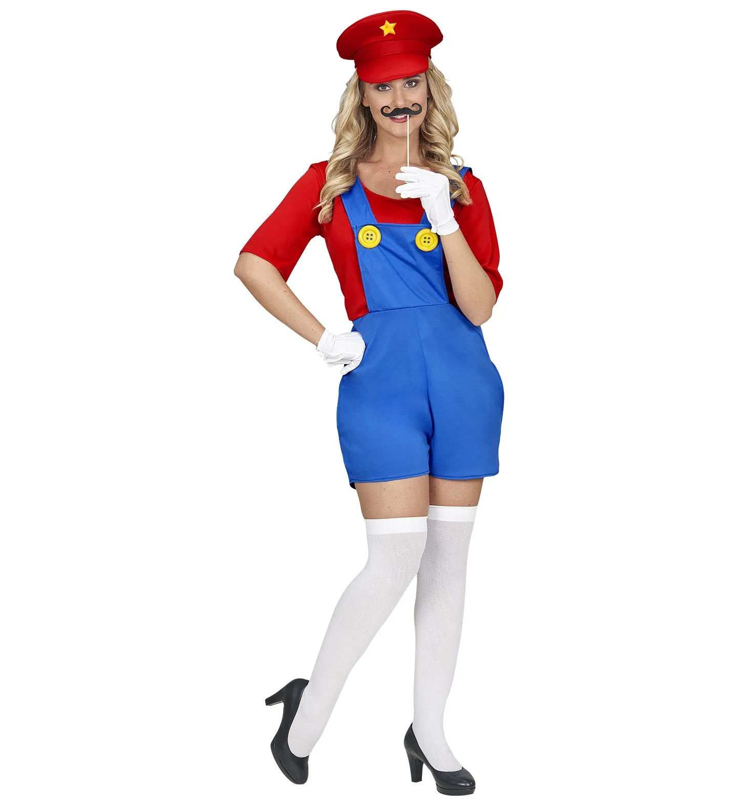 Super Plumber Costume Ladies