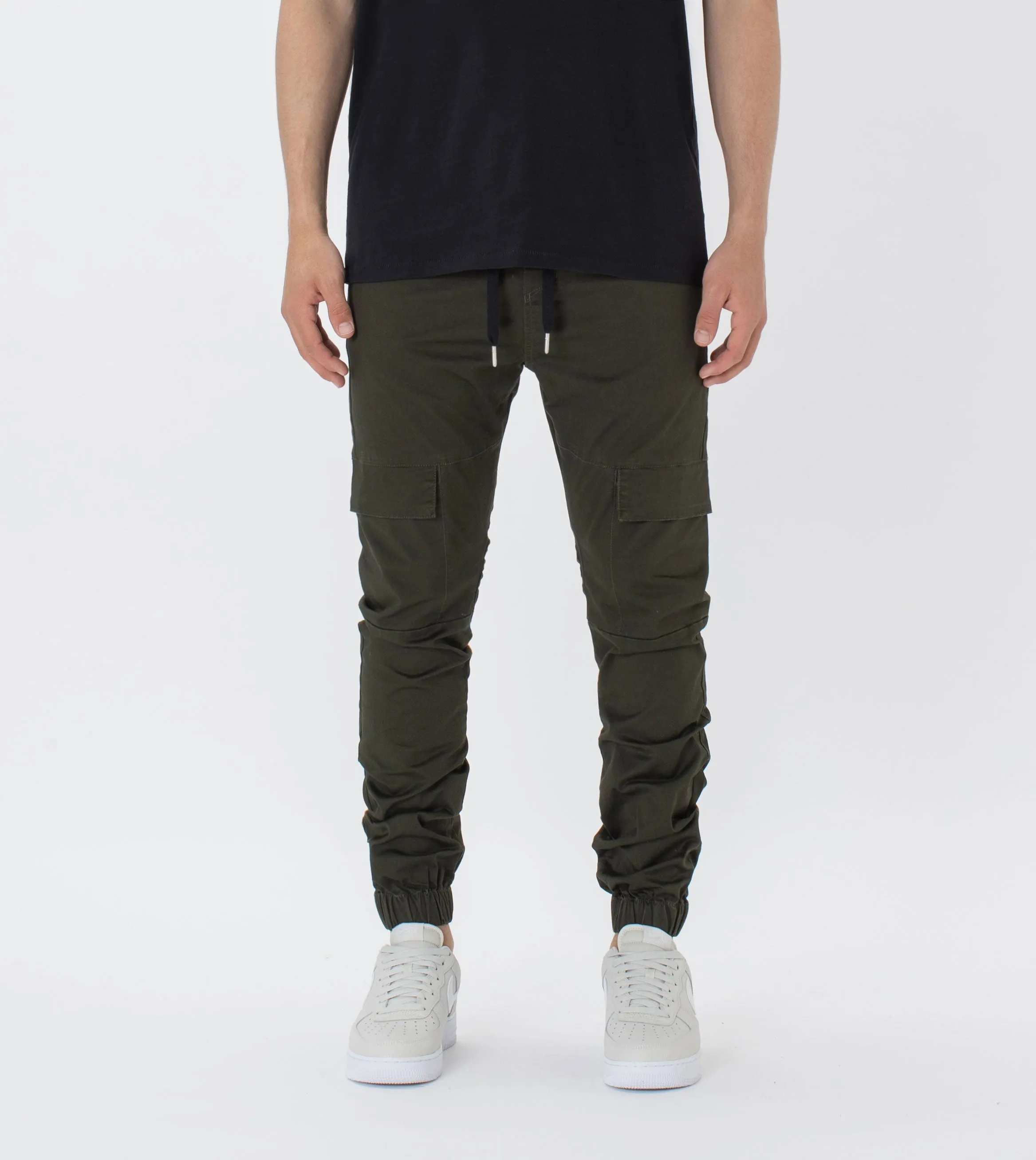 Sureshot Lite Cargo Jogger Dk Army