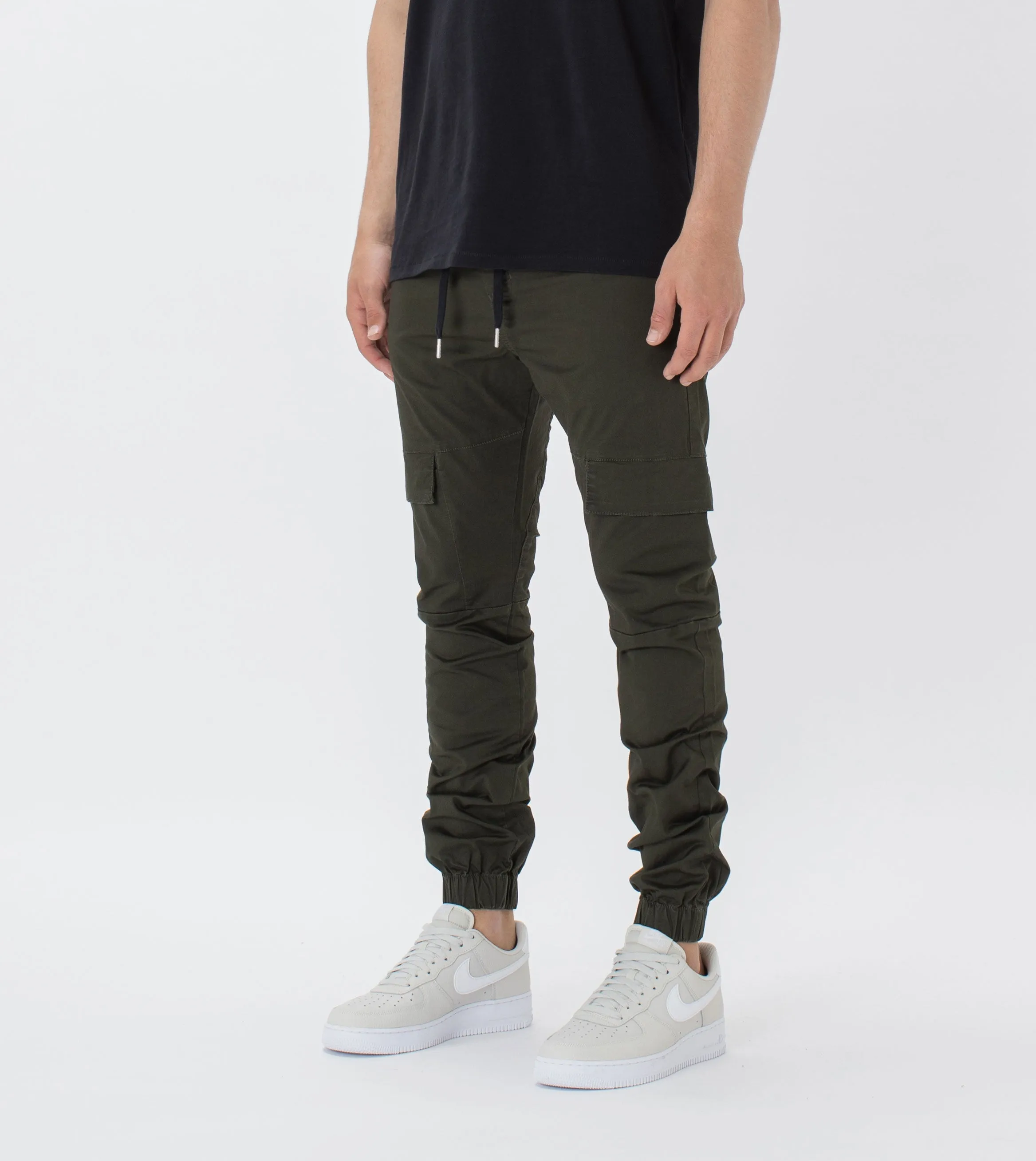 Sureshot Lite Cargo Jogger Dk Army