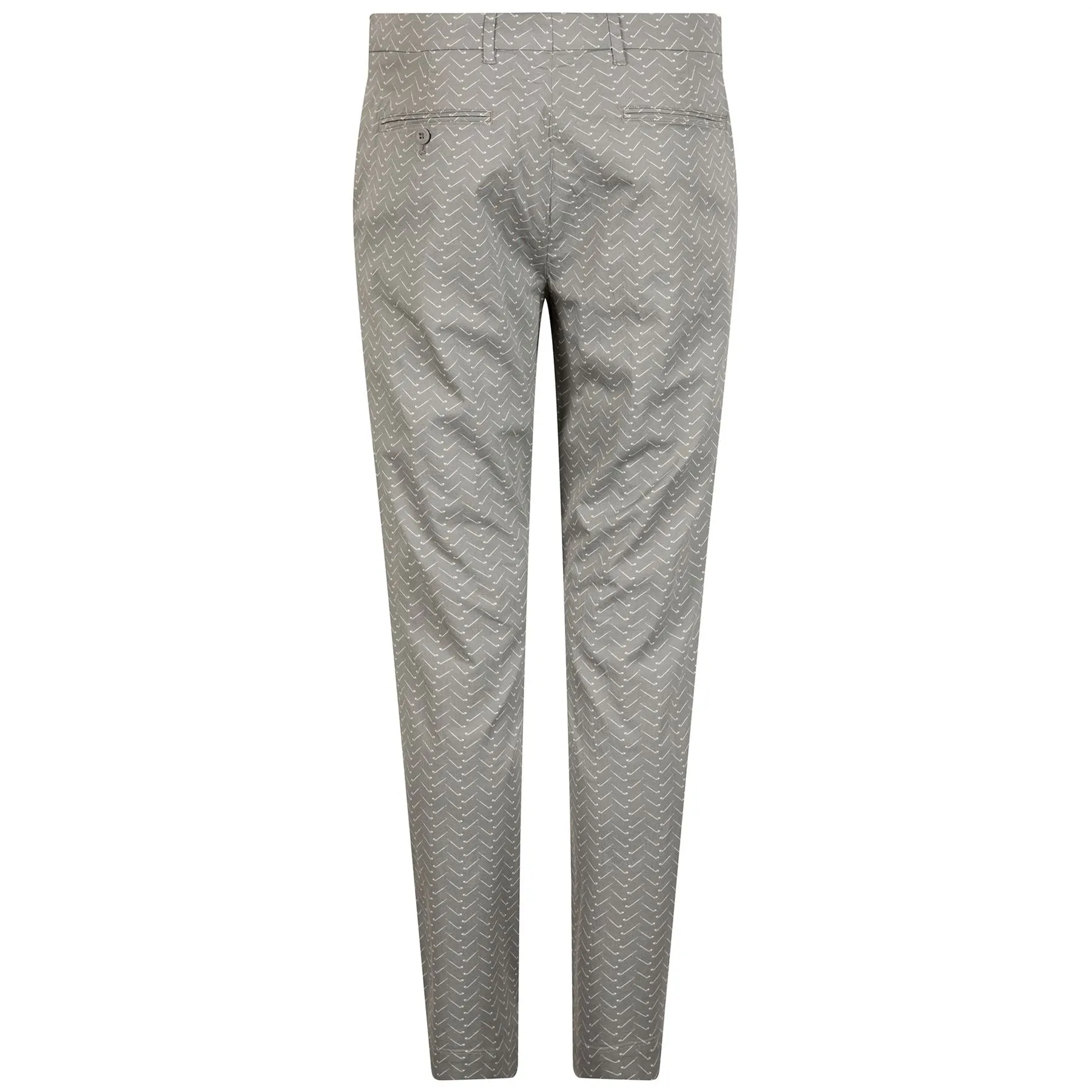 Tailored Fit Club-Herringbone Chino Pants Peak Grey Ensten Herringbone - SS24