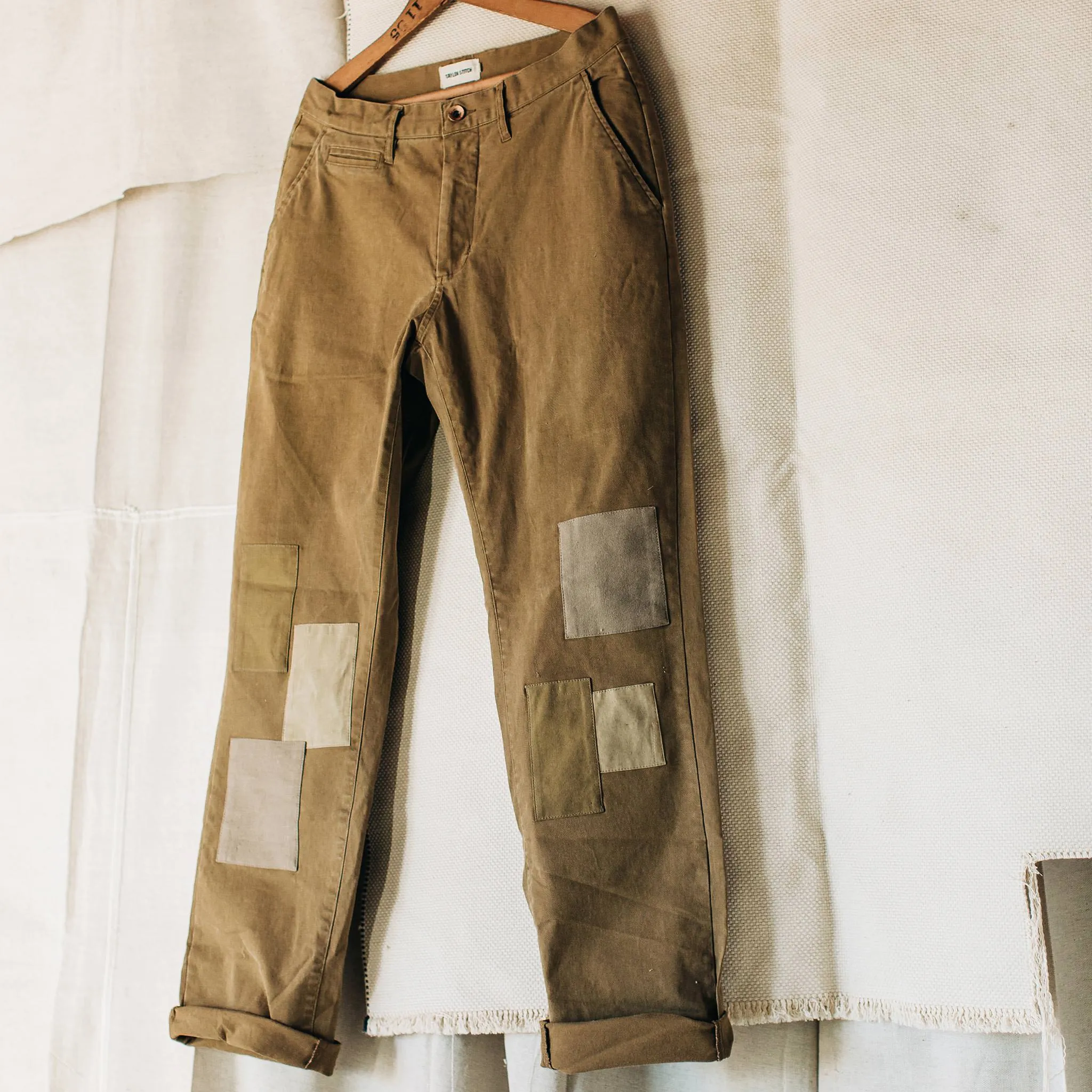 The Atelier and Repairs Chino in British Khaki