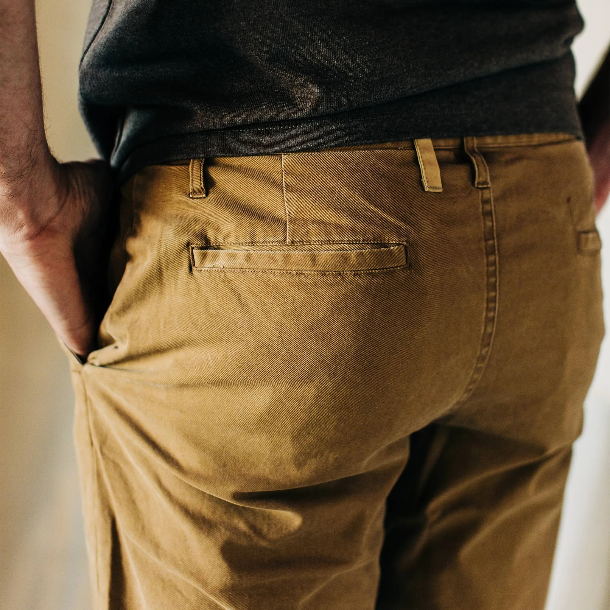 The Atelier and Repairs Chino in British Khaki