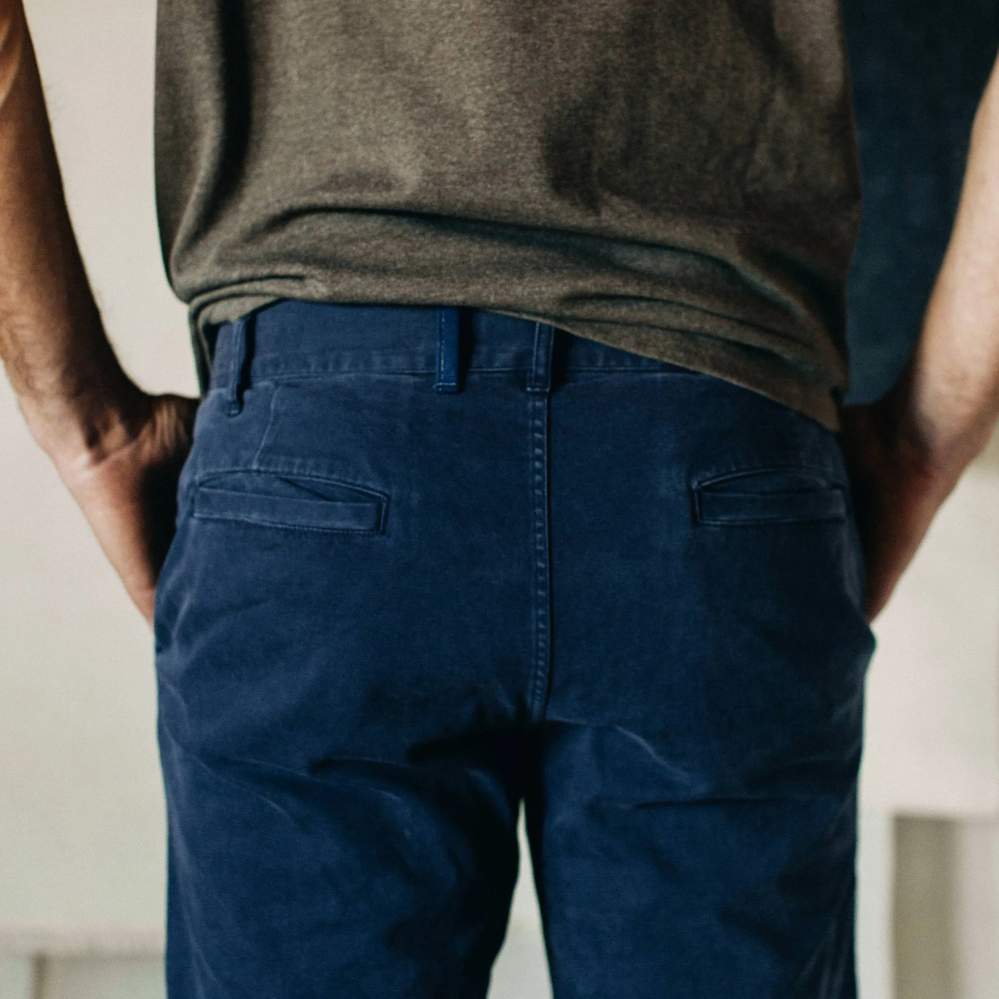 The Atelier and Repairs Chino in Navy