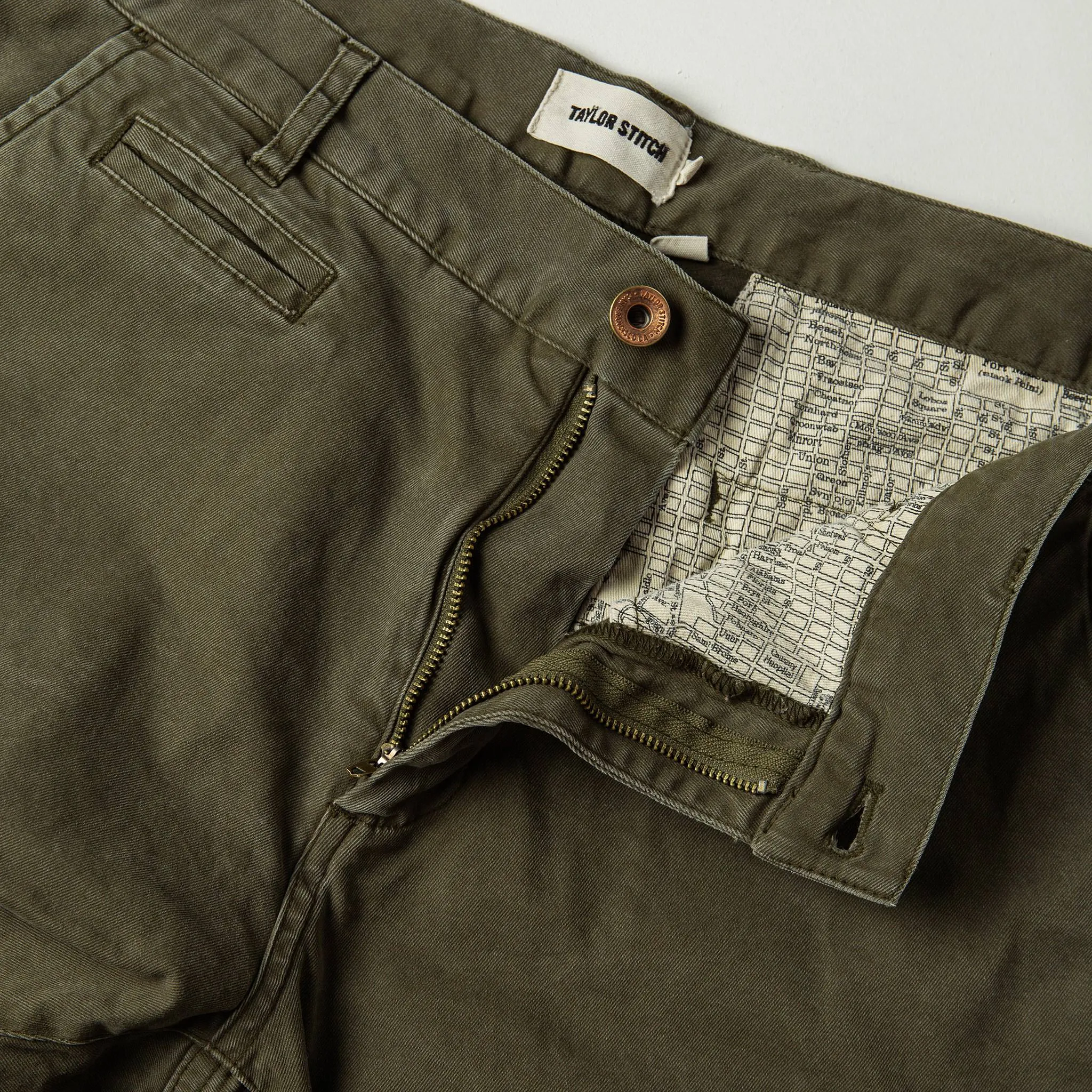 The Atelier and Repairs Chino in Olive