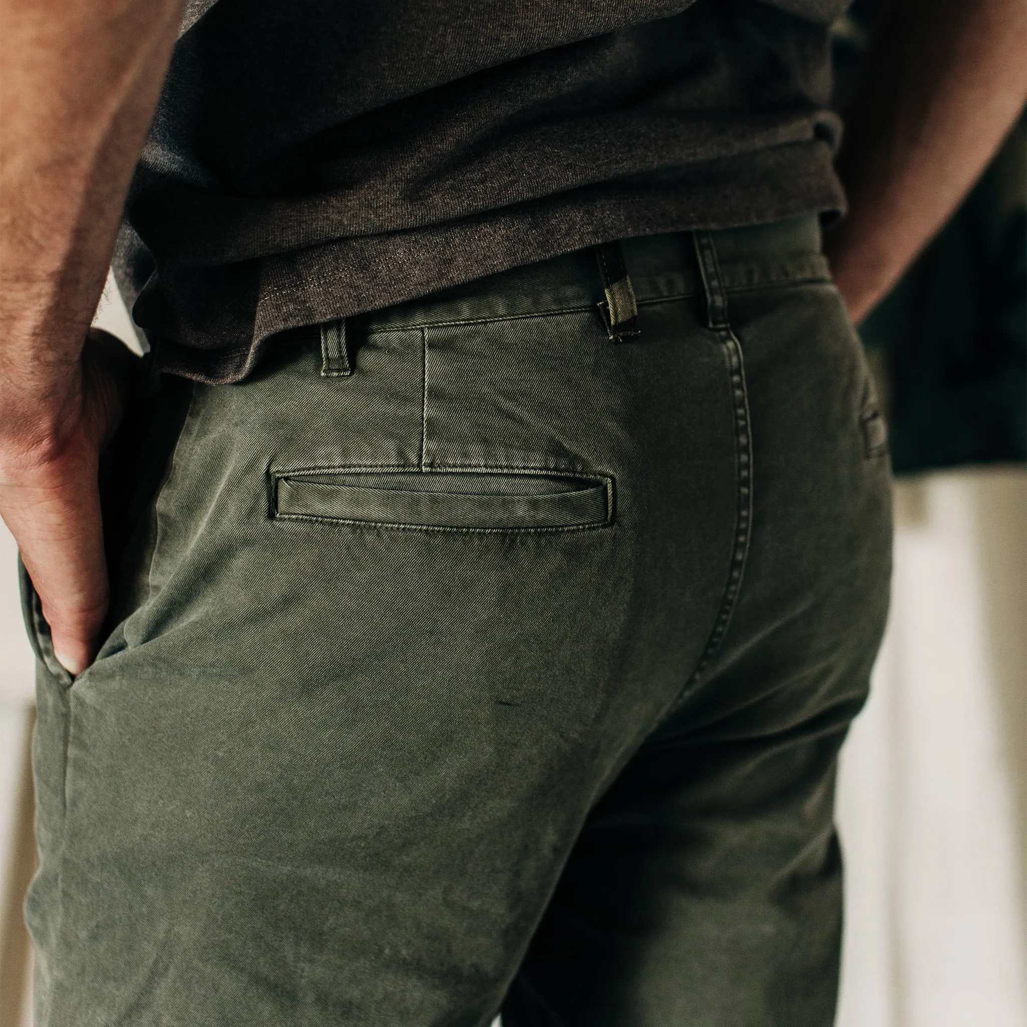 The Atelier and Repairs Chino in Olive