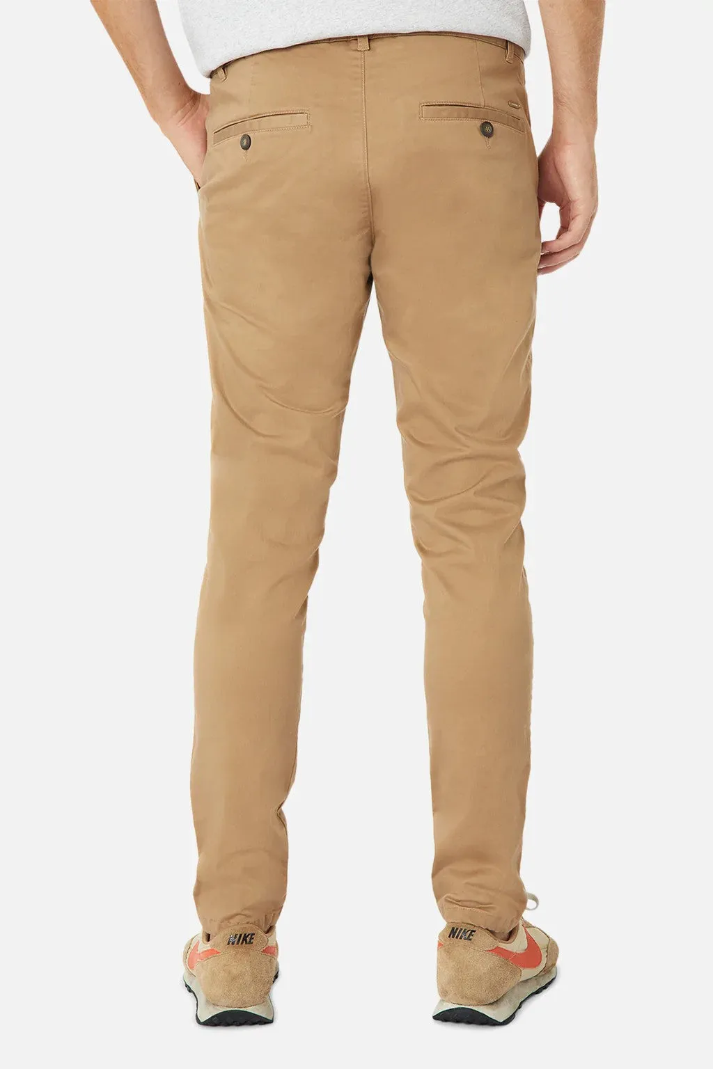 The Cuba Chino Pant - Antique Navy | Caramel