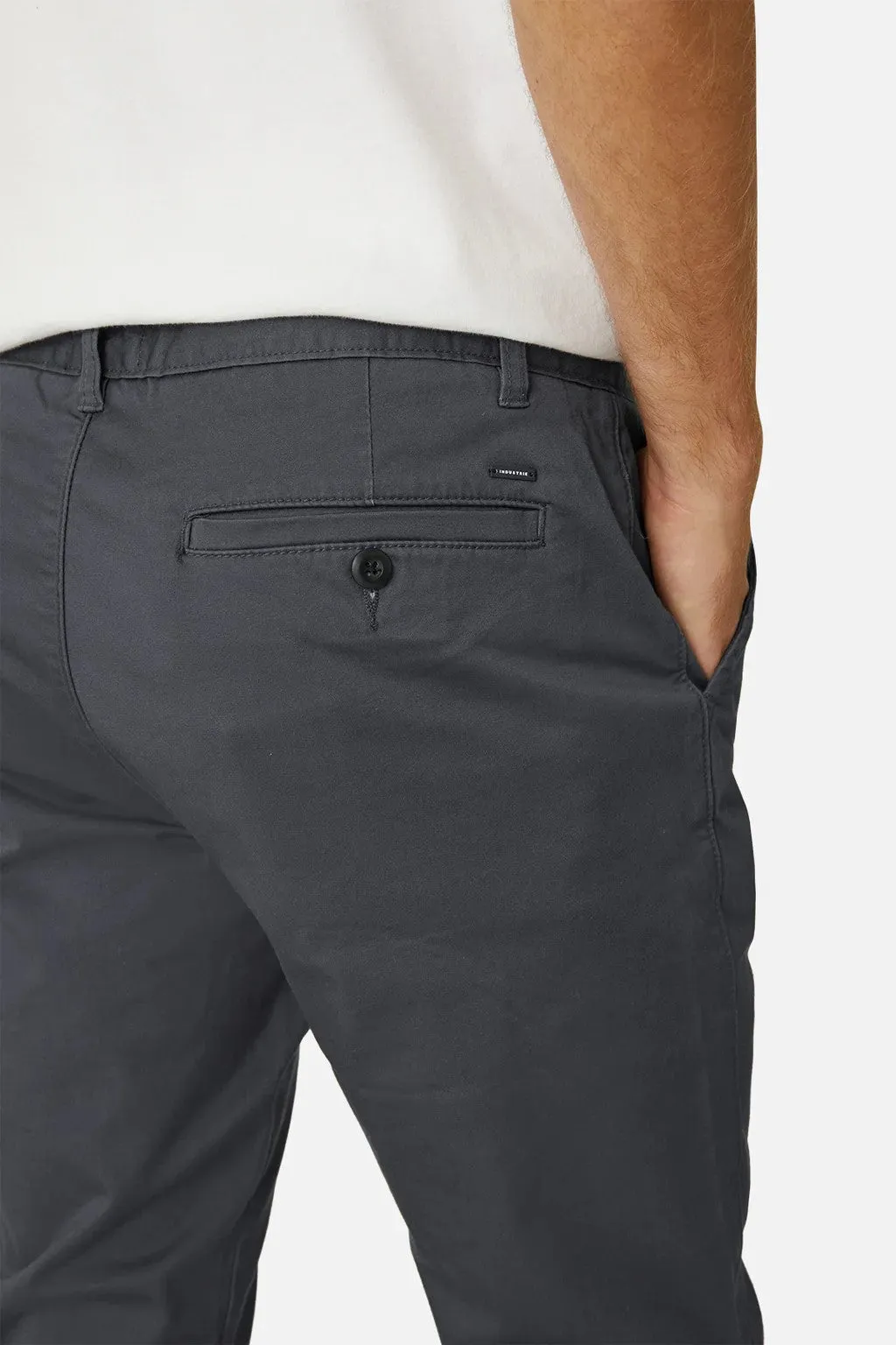 The Cuba Chino Pant - Antique Navy | Caramel