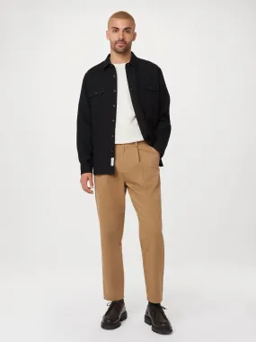 The Jamie Pleated Chino Pant in Antique Yellow