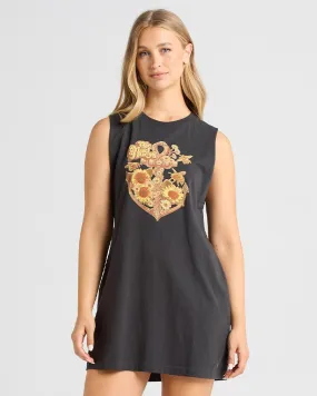 The Mad Hueys SUNFLOWER ANCHOR | WOMENS MUSCLE DRESS