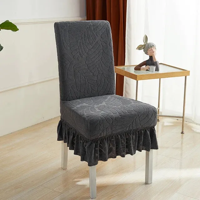 Thicker Fabric Skirt Chair Cover