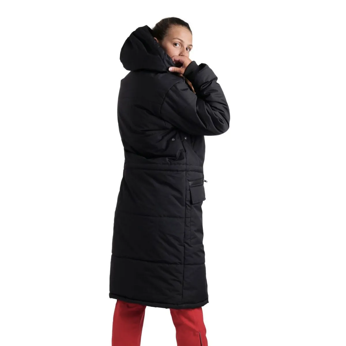 UNISEX SOLID TEAM PARKA - BLACK