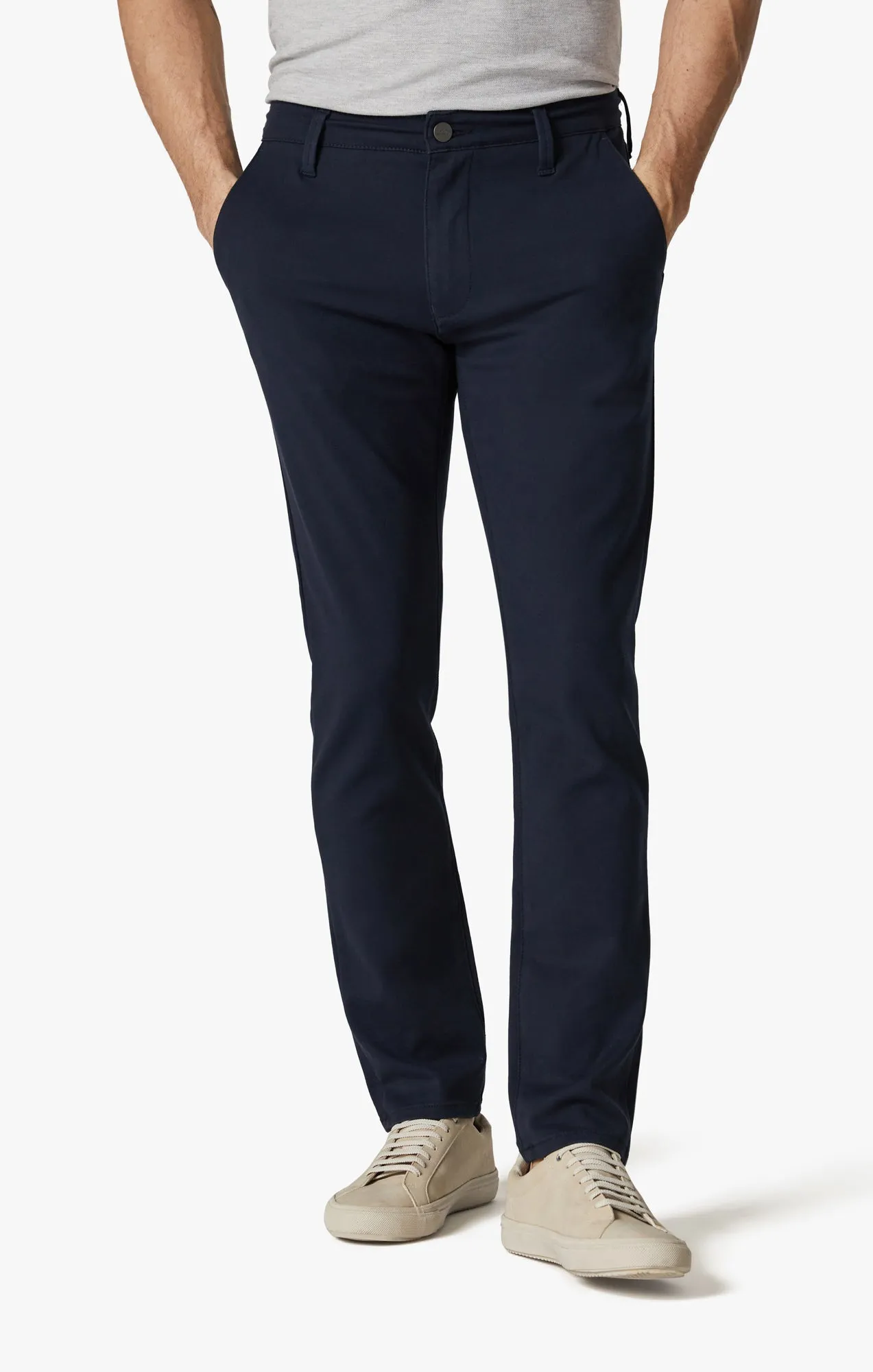 Verona Slim Leg Chino Pants In Night Sky High-Flyer