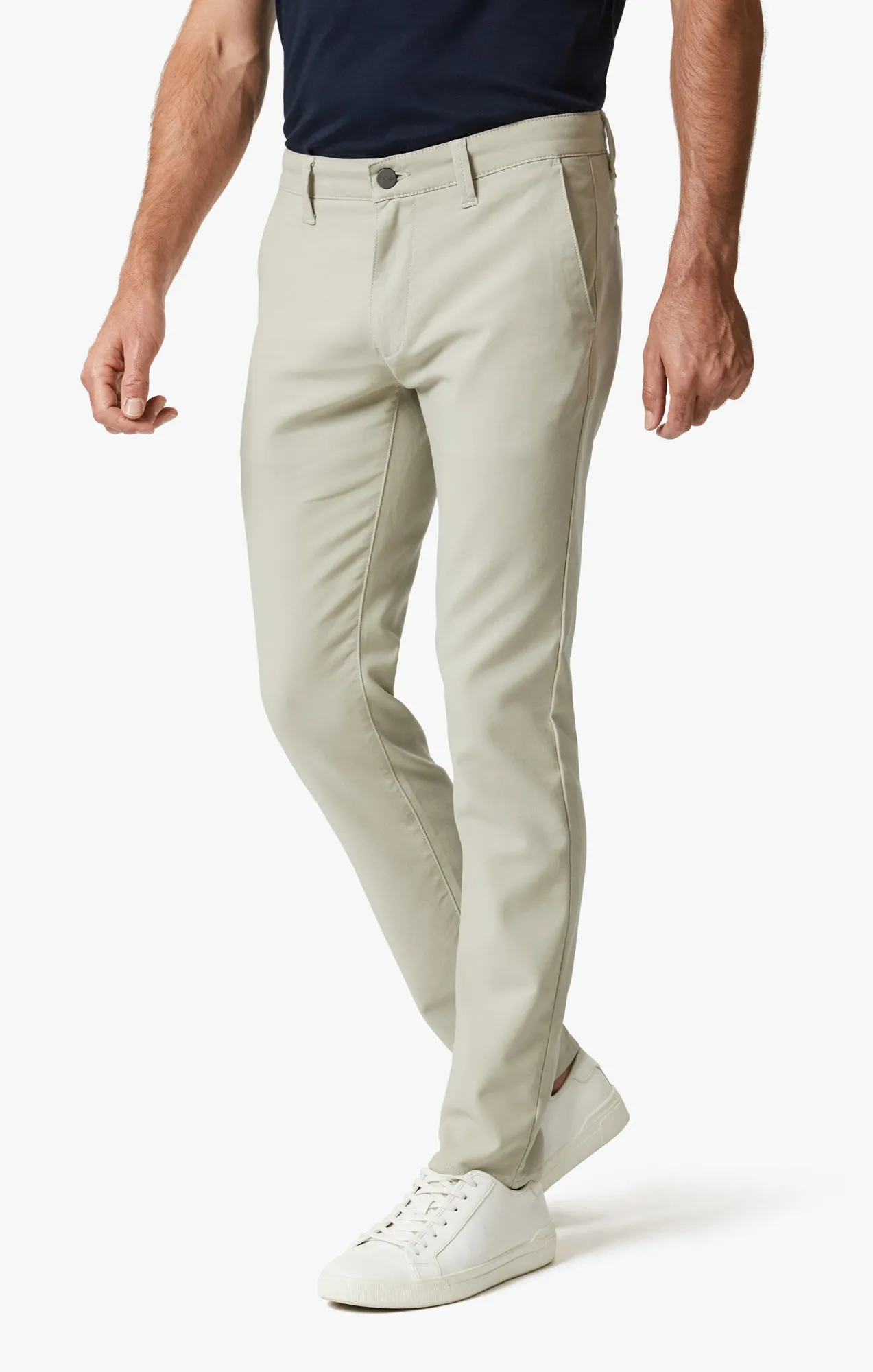 Verona Slim Leg Chino Pants In Willow High Flyer