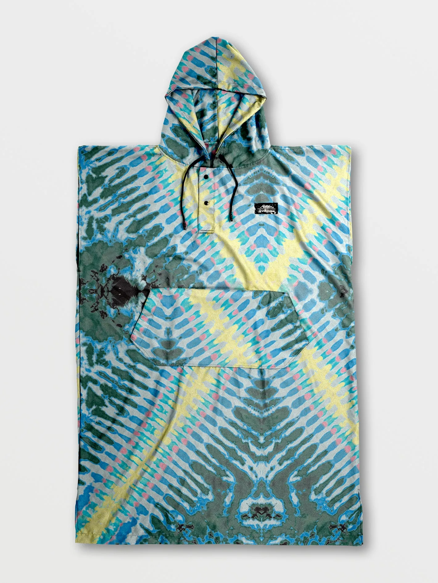 Volcom x Matador Packable Beach Poncho - Tie Dye