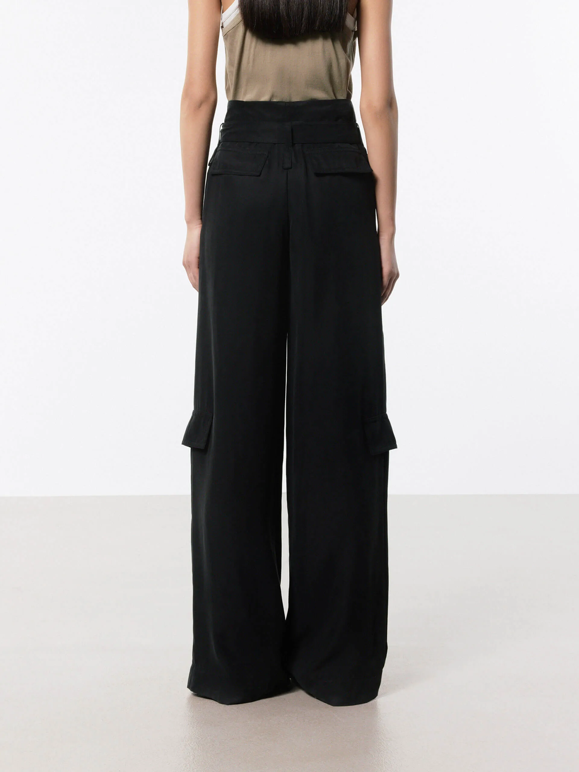 Wide Leg Cargo Pants