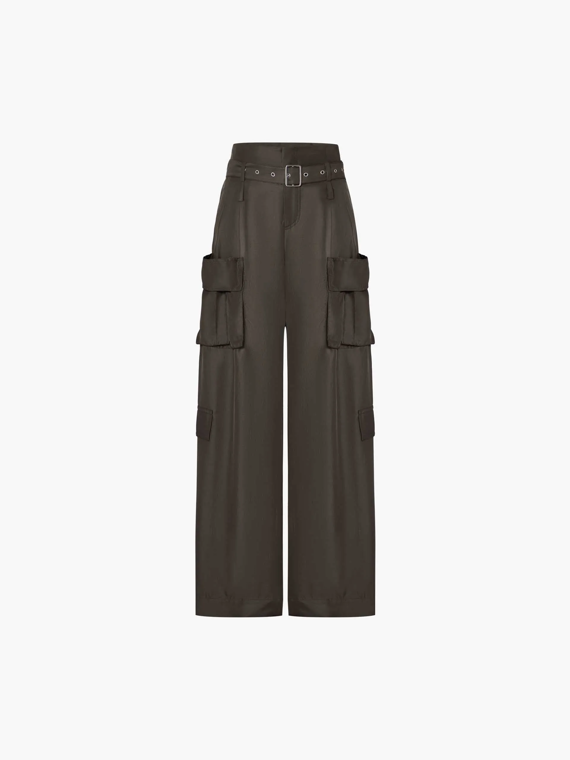 Wide Leg Cargo Pants