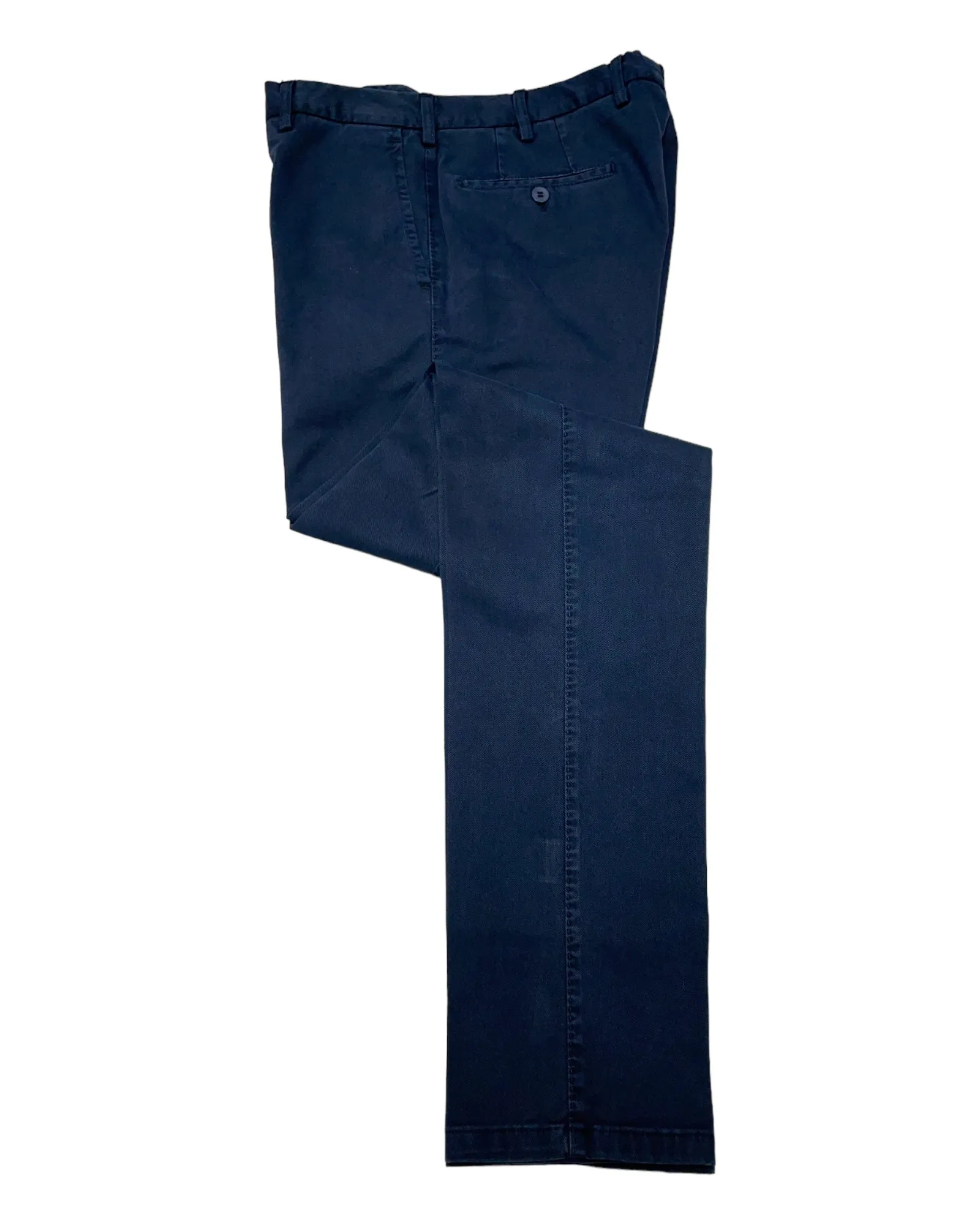 Winter Stretch Cotton Chino Pants - Blue