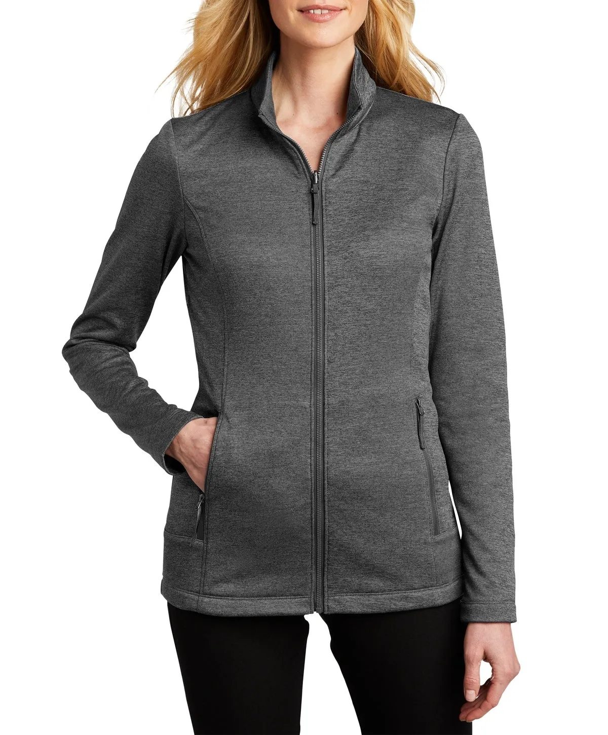 Women's Full-Zip Long Sleeve Collective Striated Fleece Jacket