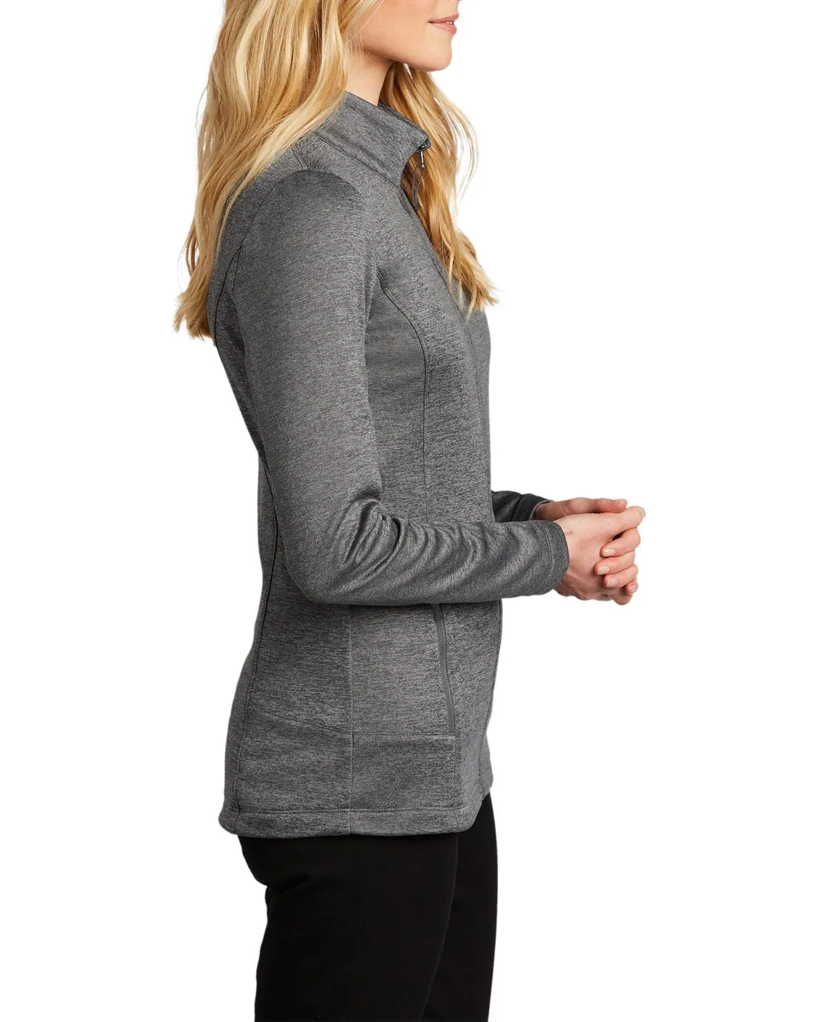 Women's Full-Zip Long Sleeve Collective Striated Fleece Jacket