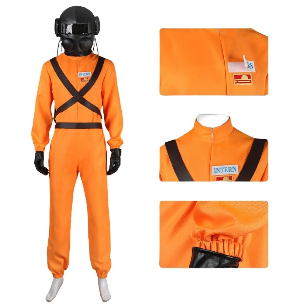 Xcoser Game Lethal Company Cosplay Costume Jumpsuit Outfit Full Set Uniform Halloween