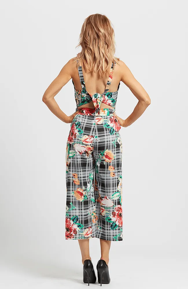 ZULU Jumpsuit - Black Print